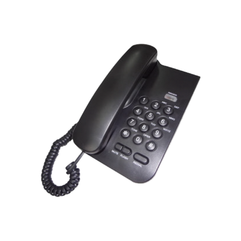 MeanIT telefon analogni, stolni, crni, ST100 Black