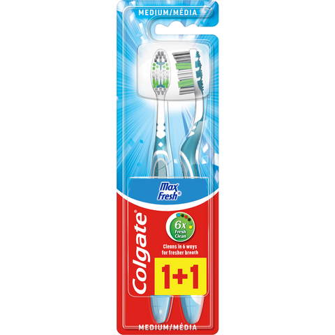 Colgate četkica za zube Max Fresh 1+1 economy pack