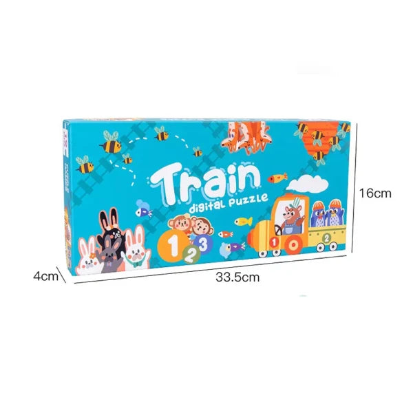 Drvene vlak puzzle