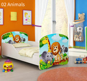 Dječji krevet ACMA s motivom 140x70 cm 02 Animals