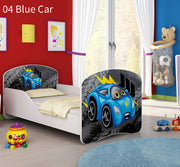 Dječji krevet ACMA s motivom 140x70 cm 04 Blue Car