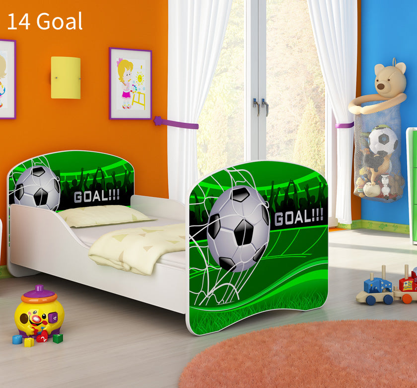 Dječji krevet ACMA s motivom 160x80 cm 14 Goal