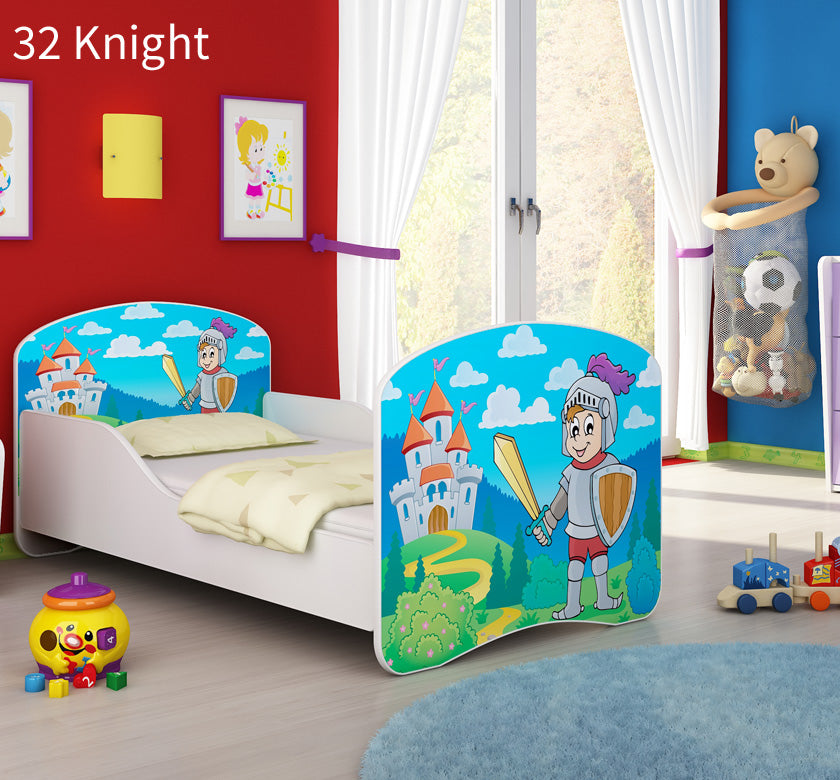 Dječji krevet ACMA s motivom 160x80 cm 32 Knight