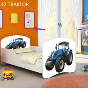 Dječji krevet ACMA s motivom 140x70 cm 42 Traktor