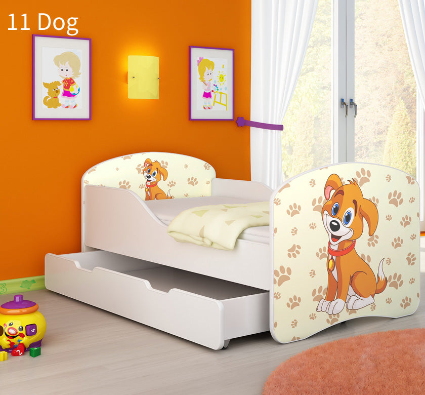 Dječji krevet ACMA s motivom + ladica 180x80 cm 11 Dog
