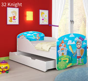 Dječji krevet ACMA s motivom + ladica 160x80 cm 32 Knight