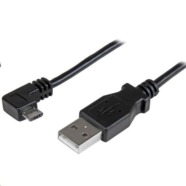 StarTech.com USBAUB2MRA USB kabel 2 m USB 2.0 USB A Micro-USB B Crno