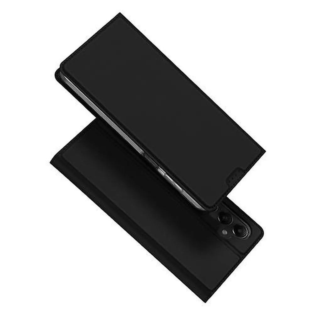 DUX DUCIS Skin Pro – glatka kožna preklopna maska za SAMSUNG GALAXY A05s crna