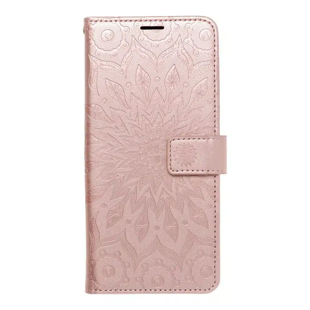 MEZZO Book case za SAMSUNG GALAXY A12 mandala rose gold