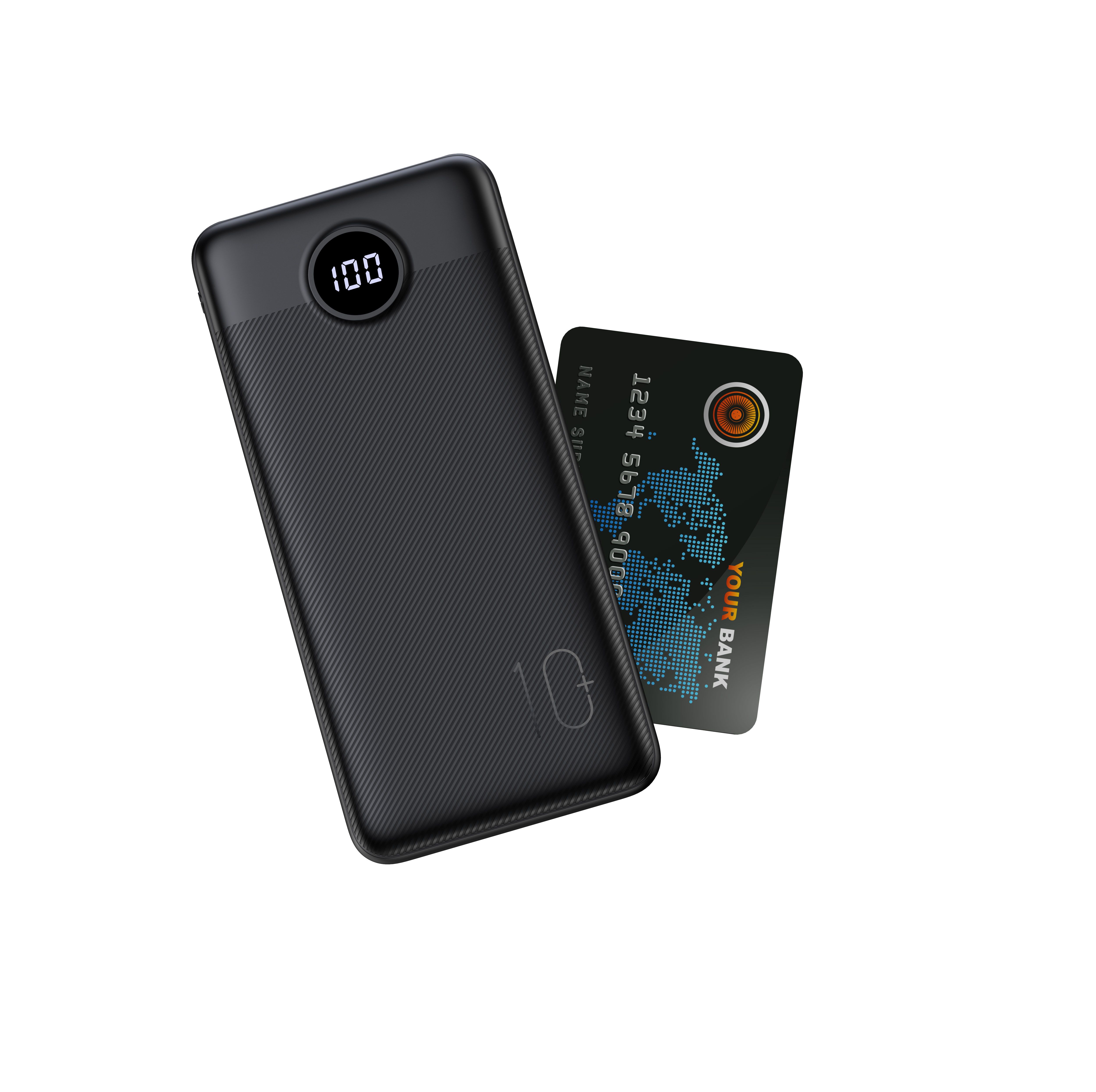 Powerbank Veger L10S PD QC3.0 20W 10000 mAh crni