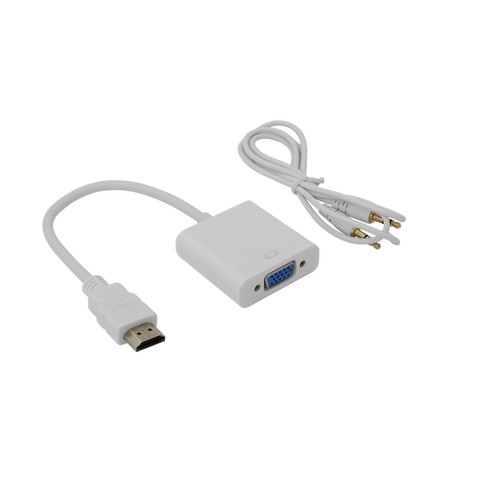 Sbox ADAPTER HDMI Muški -&gt; VGA Ženski + Audio / RETAIL
