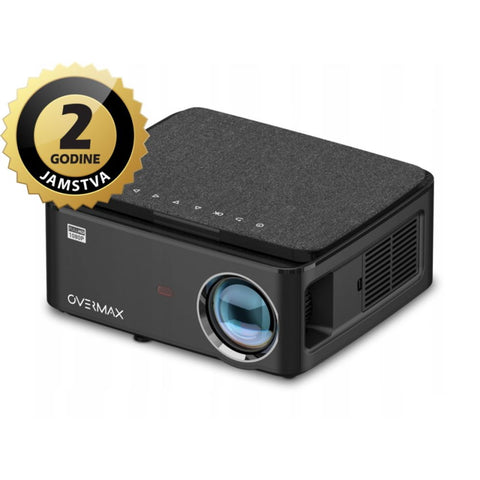 Overmax projektor Multipic 5.1, LED, 150&quot;, do 1920x1080, WiFi, BT, daljinski