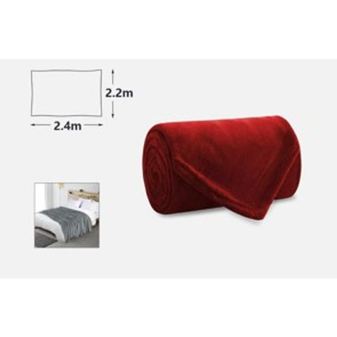 Flanel deka 240/220 cm - crna