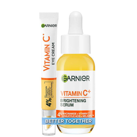 Garnier Vitamin C Set krema za područje oko očiju + serum za lice
