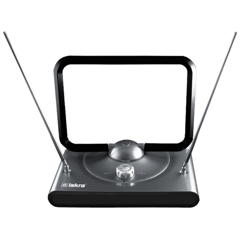 Iskra Antena sobna sa pojačalom, DVB-T/T2, UHF/VHF,crna - G2235-10