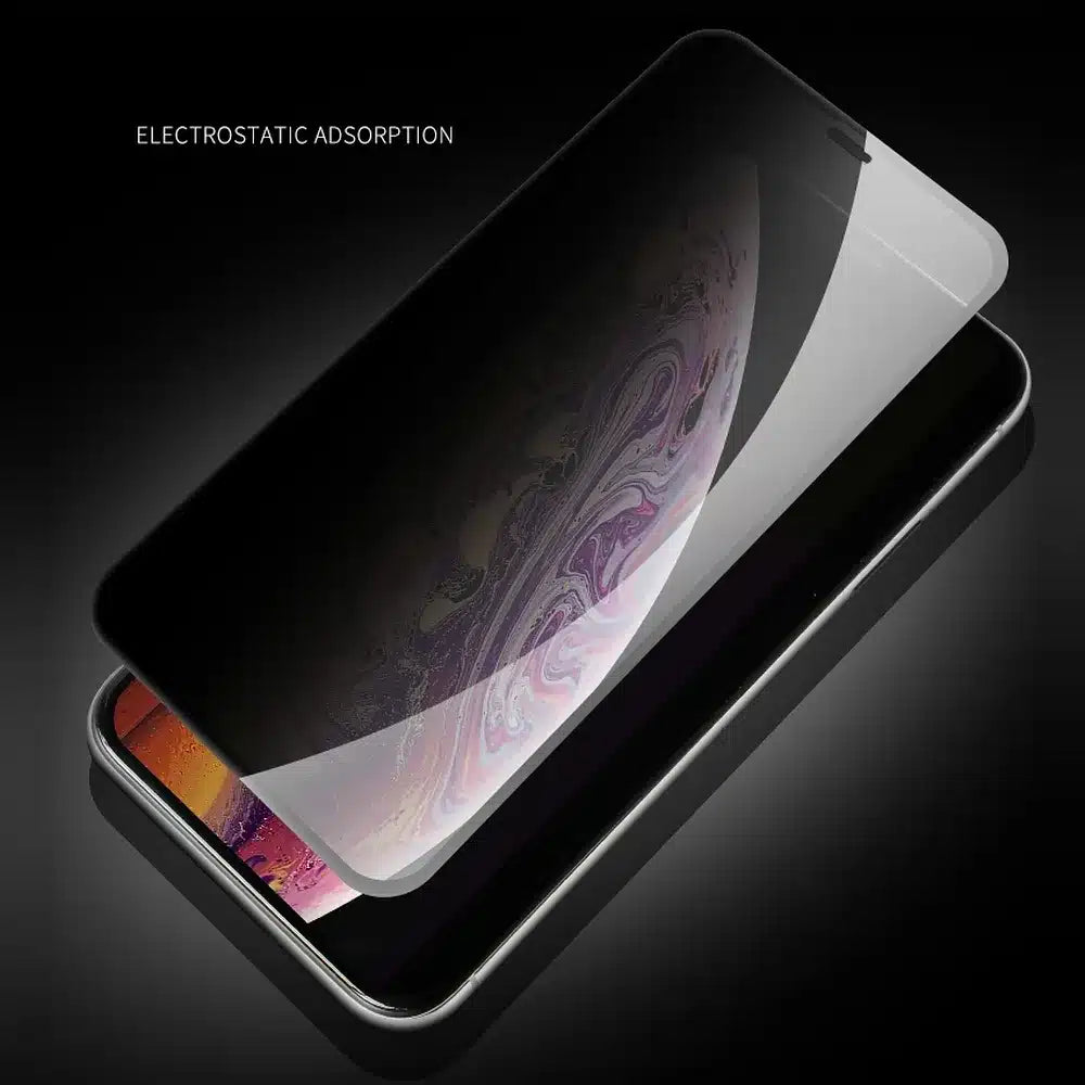 X-ONE Full Cover Extra Strong Privacy kaljeno staklo - za iPhone 15 Pro Max (puno ljepilo) crno