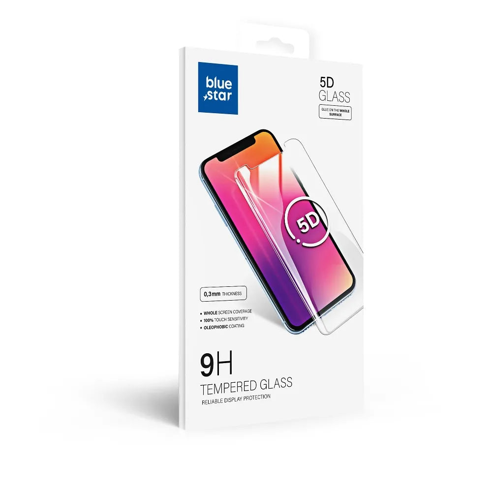 Blue Star kaljeno staklo sa okvirom za – Motorola Edge 30 Pro crno