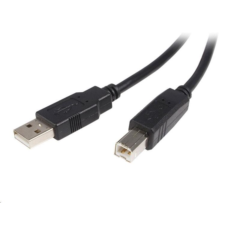 StarTech.com USB2HAB5M USB kabel 5 m USB 2.0 USB A USB B Crno