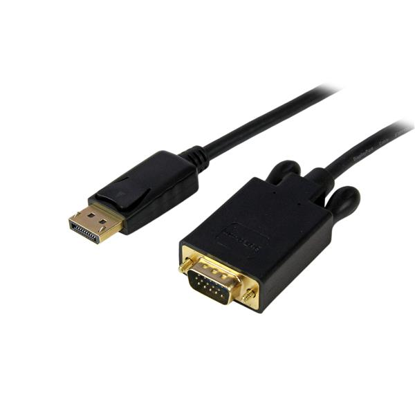 StarTech.com DP2VGAMM15B prilagodnik za video kabel 4,6 m DisplayPort VGA (D-Sub) Crno