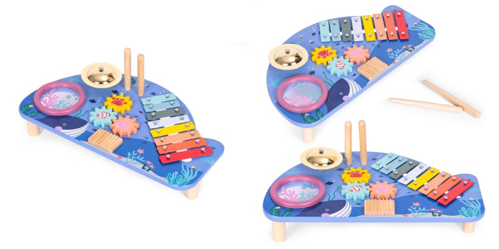 Ecotoys stol s glazbenim instrumentima