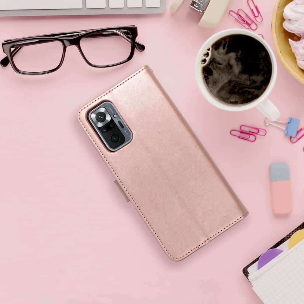 MEZZO Book case za XIAOMI Redmi 10 / 10 2022 mandala rose gold