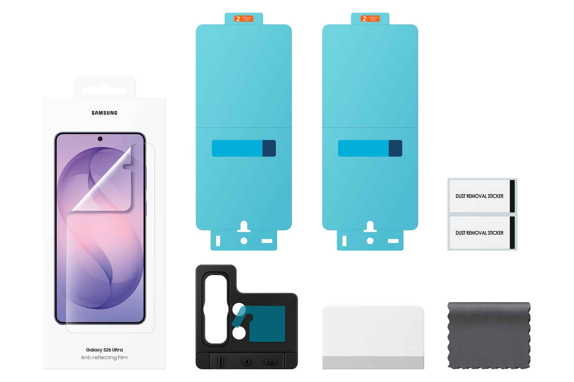 Samsungova antirefleksna zaštitna folija (2 kom.) za Galaxy S26 Ultra EF-US948CTEGWW