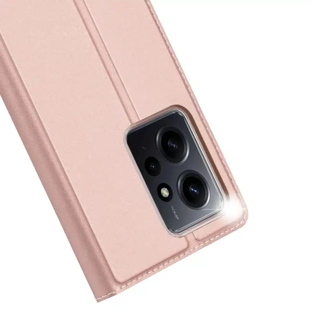 DUX DUCIS Skin Pro – preklopna maska za Xiaomi Redmi Note 12 4G pink