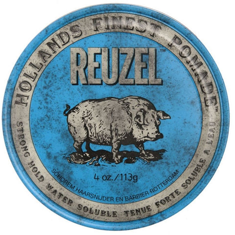 REUZEL Styling Blue Pomade - Snažna Pomada za Kosu s Visokim Sjajem za Muškarce 113g