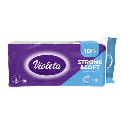 Toaletni papir 10/1, 3sl., pure&amp;strong