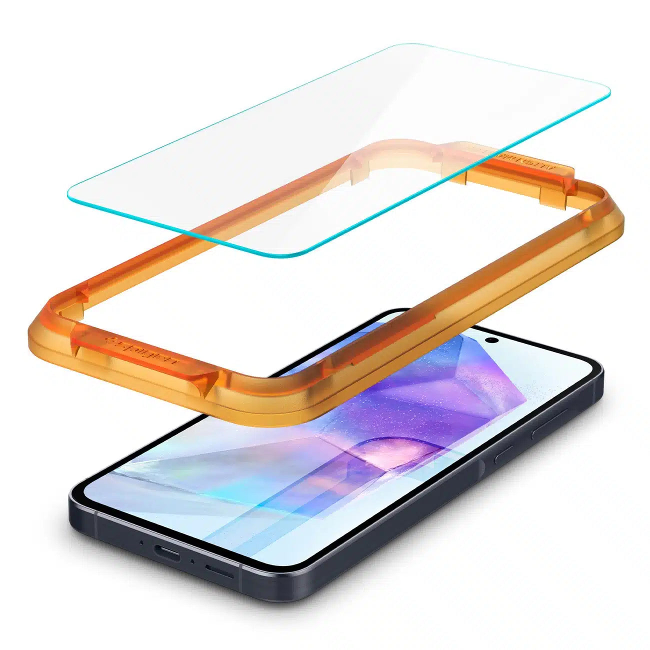 Spigen - Glas.tR Align Master (2 kom) za Samsung Galaxy A55 5G - Prozirni