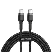 Baseus Cafule kabel pletena žica USB-C PD / USB-C PD PD2.0 60W 20V 3A QC3.0 2m