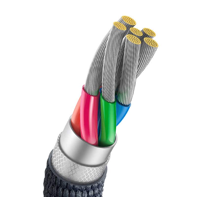 Baseus Crystal Shine kabel USB na USB-C 100W 2m (crni)