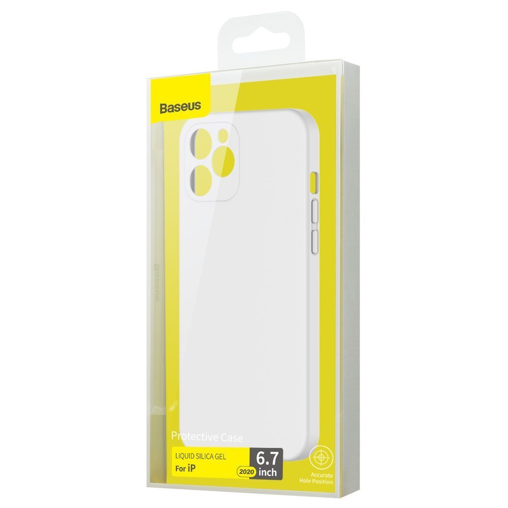 Baseus fleksibilna maskica od Liquid silica gela za iPhone 12 Pro Max