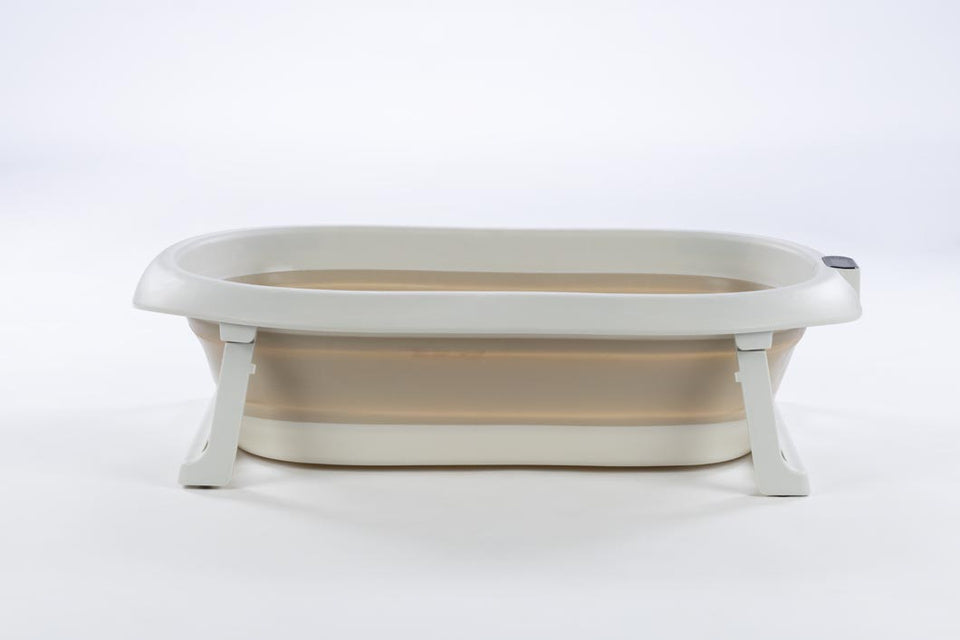 Sklopiva kadica s podlogom i termometrom beige