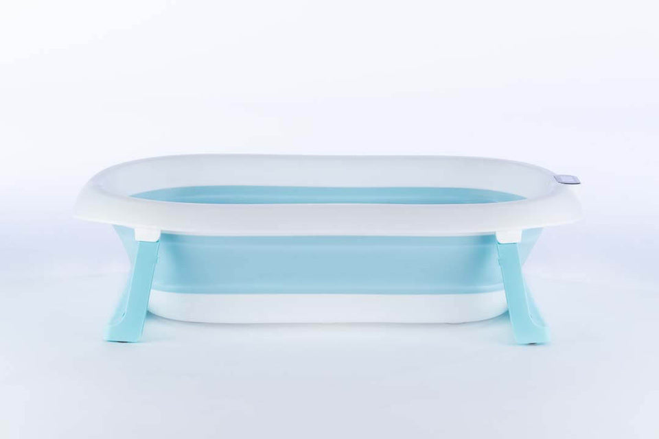 Sklopiva kadica s podlogom i termometrom blue