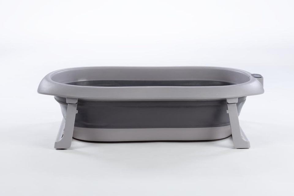 Sklopiva kadica s podlogom i termometrom dark grey