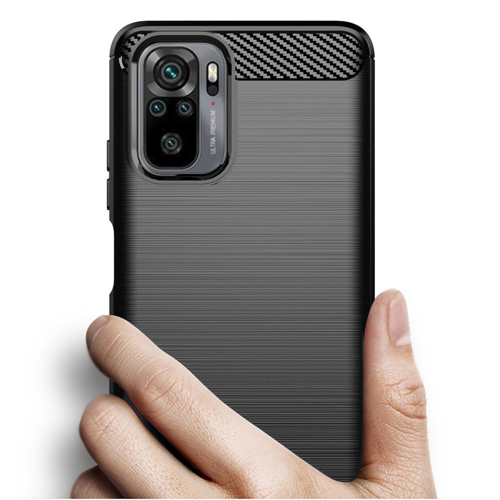 Carbon Case fleksibilna maskica za Xiaomi Redmi Note 10 / Redmi Note 10S