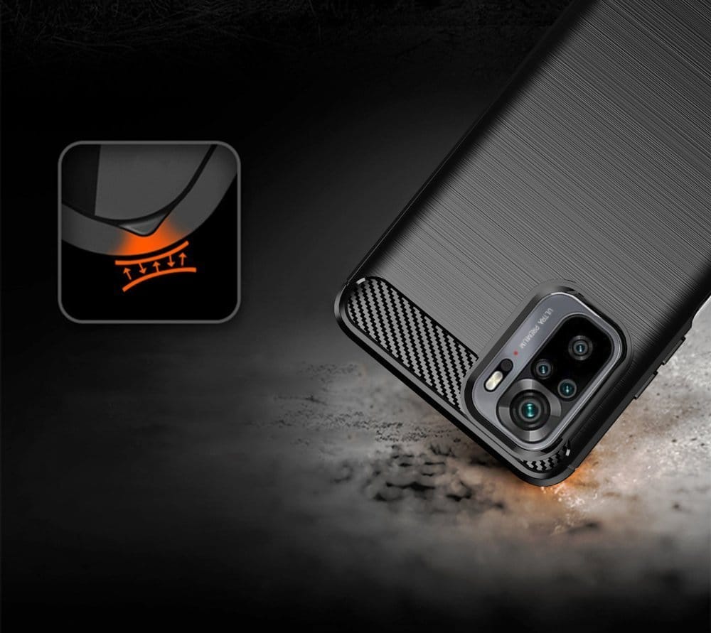 Carbon Case fleksibilna maskica za Xiaomi Redmi Note 10 / Redmi Note 10S