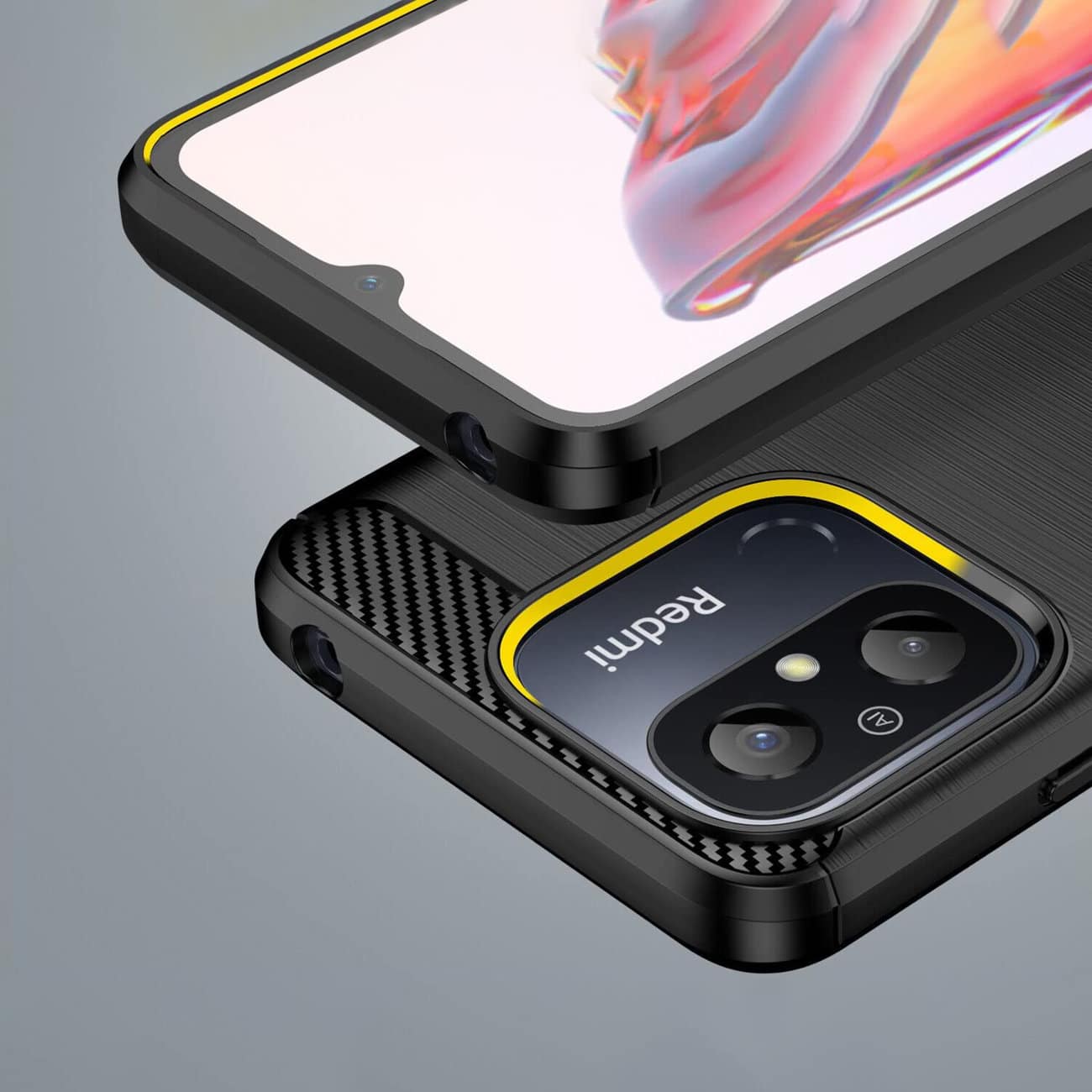 CARBON Case maskica za XIAOMI Redmi 12C crna