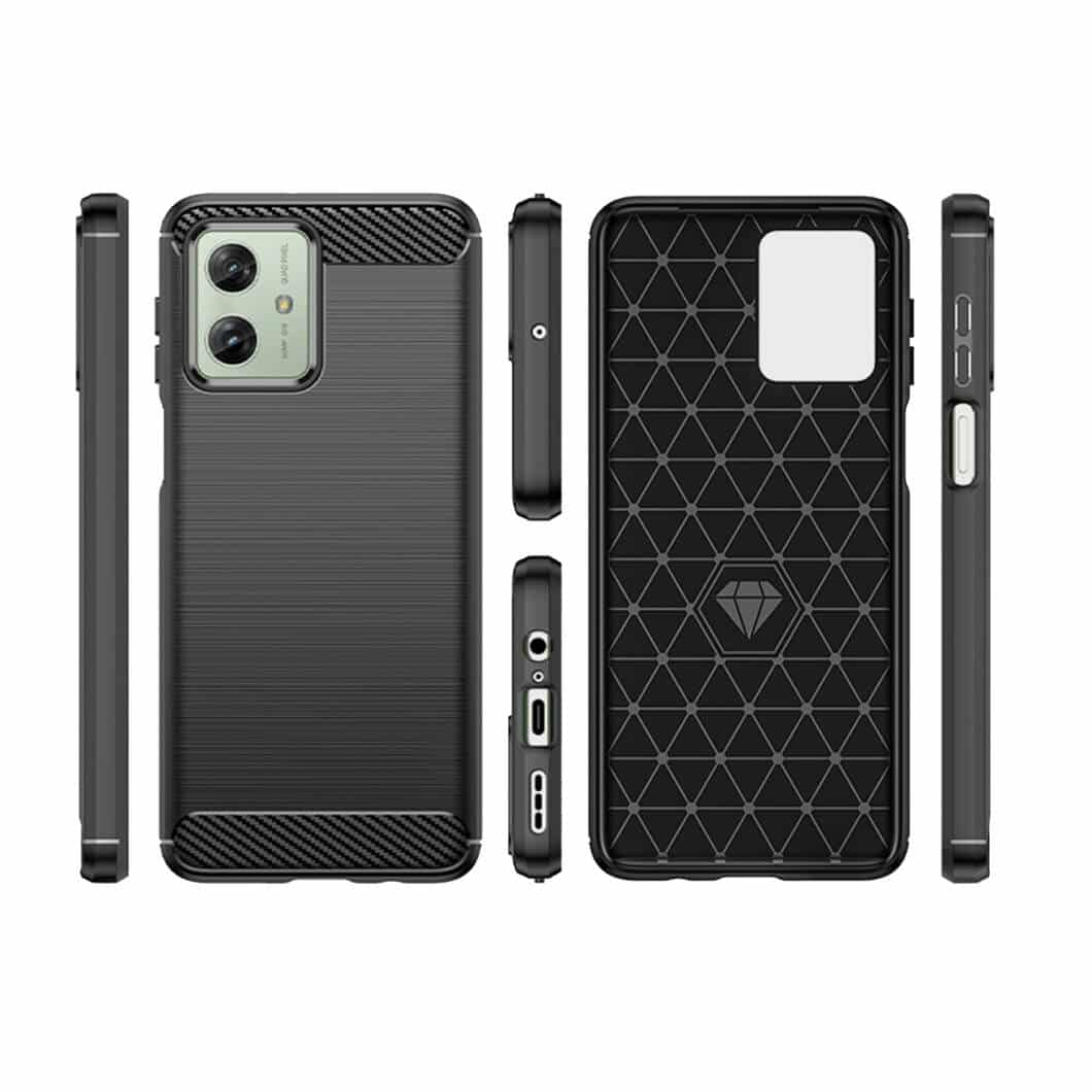 CARBON maska za MOTOROLA G54 crna