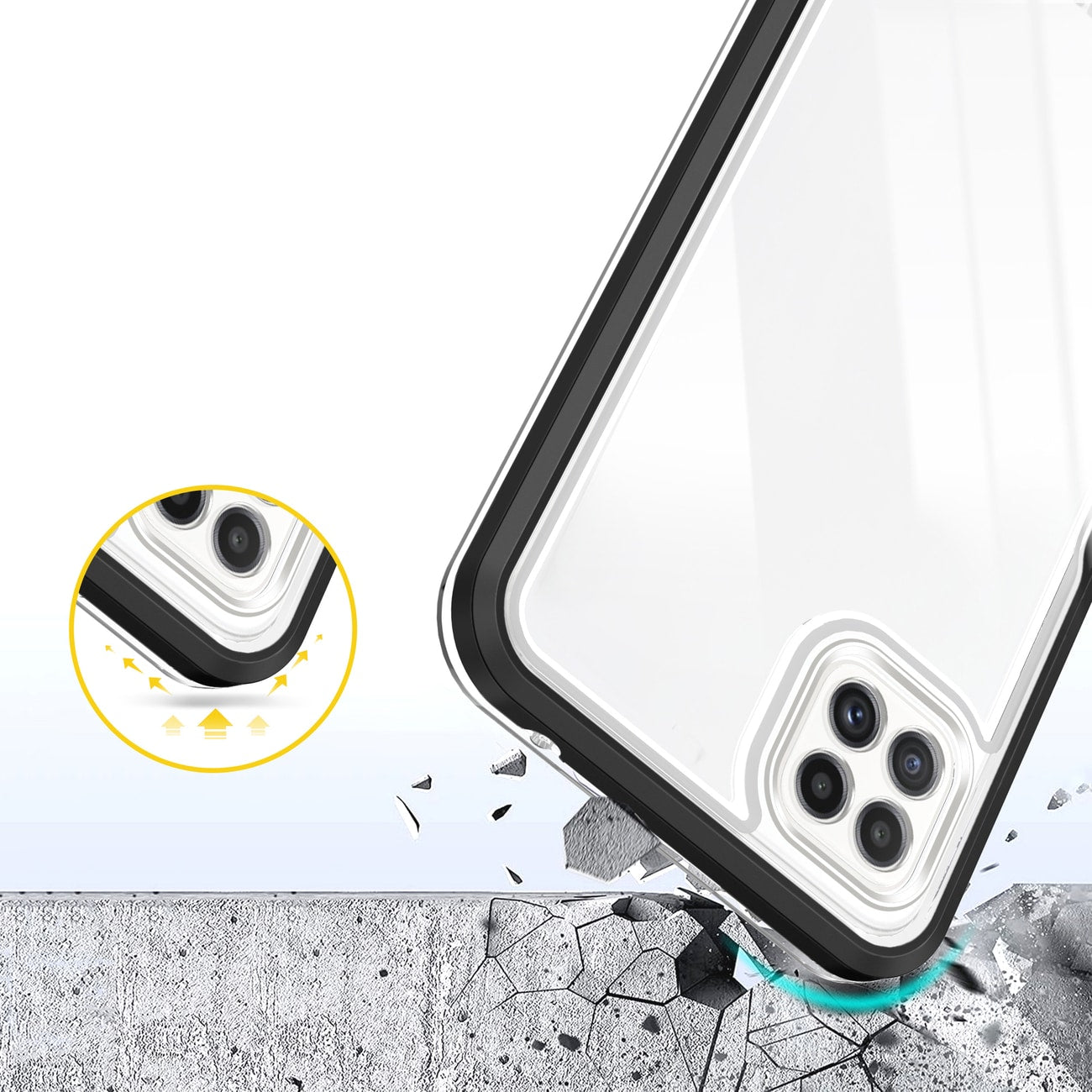 Prozirna futrola Hybrid Armor za Samsung Galaxy A22 5G