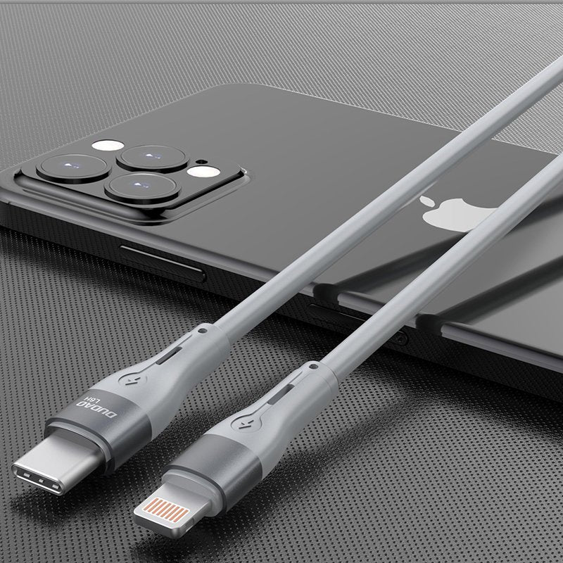 Dudao USB Type-C - Lightning kabel 65 W Power Delivery 1 m