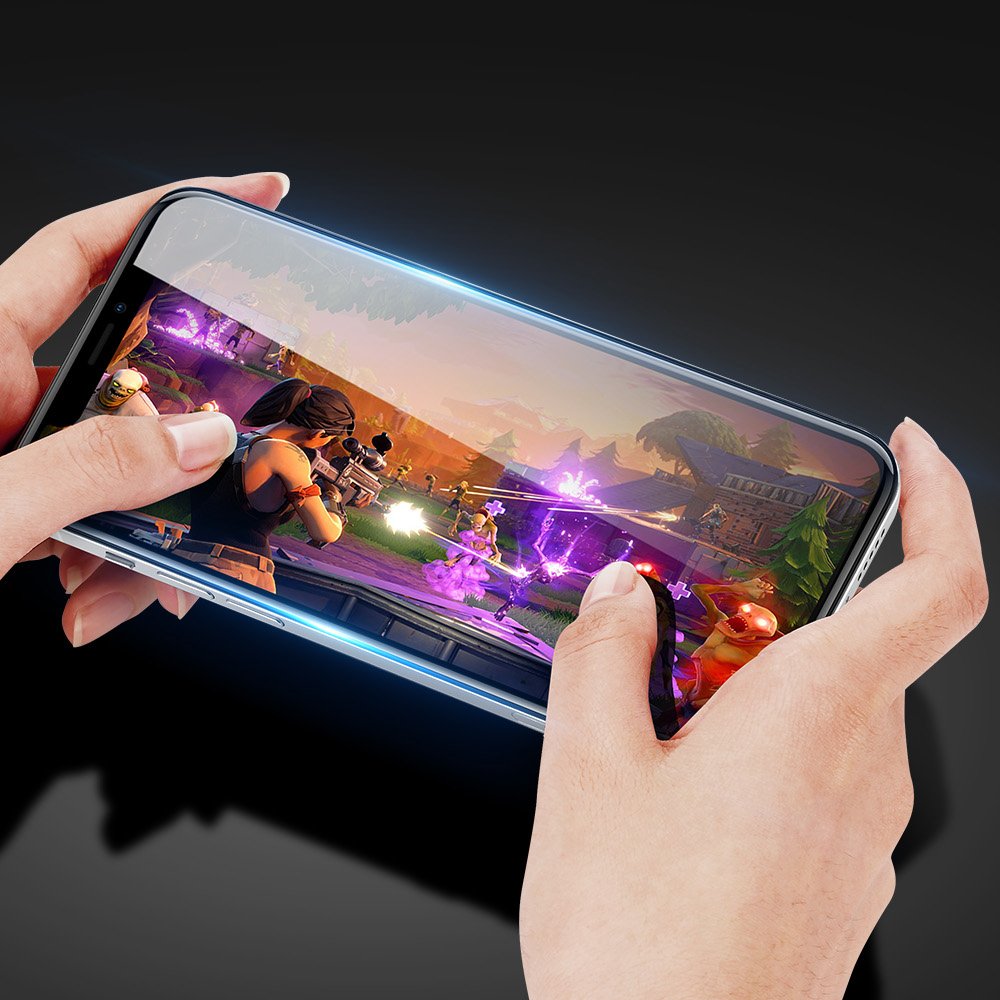Dux Ducis 10D kaljeno staklo, puna pokrivenost s okvirom za iPhone 12 Pro / iPhone 12