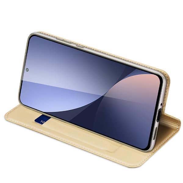 DUX DUCIS SKIN PRO PREKLOPNA FUTROLA ZA XIAOMI 12/12X ZLATNA