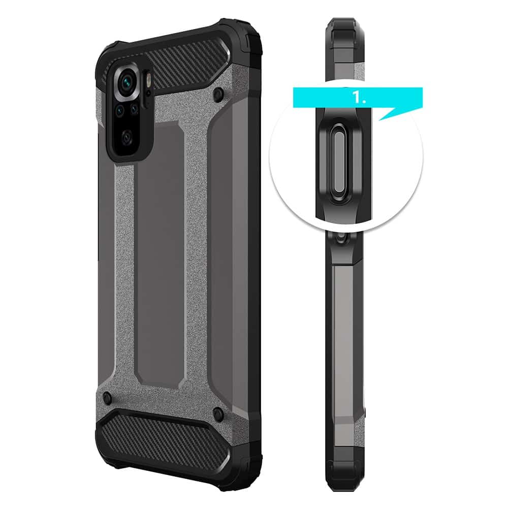 Hybrid Armor čvrsta izdržljiva maskica za Xiaomi Redmi Note 10 / Redmi Note 10S