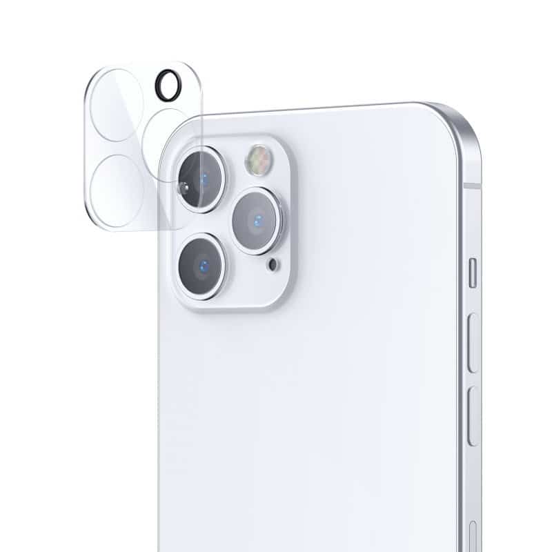 Joyroom Mirror Series puna zaštitna leća za kameru od kaljenog stakla za iPhone 12 Pro Max prozirno