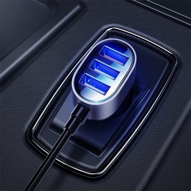 JoyRoom - Punjač za automobil (JR-CL03) - Produžetak priključaka- 5x USB- 6.2 A -150 cm - crni
