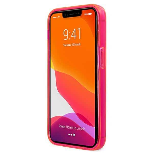 Karl Lagerfeld originalna maska za iPhone 13 Pro Glitter Choupette Fluo
