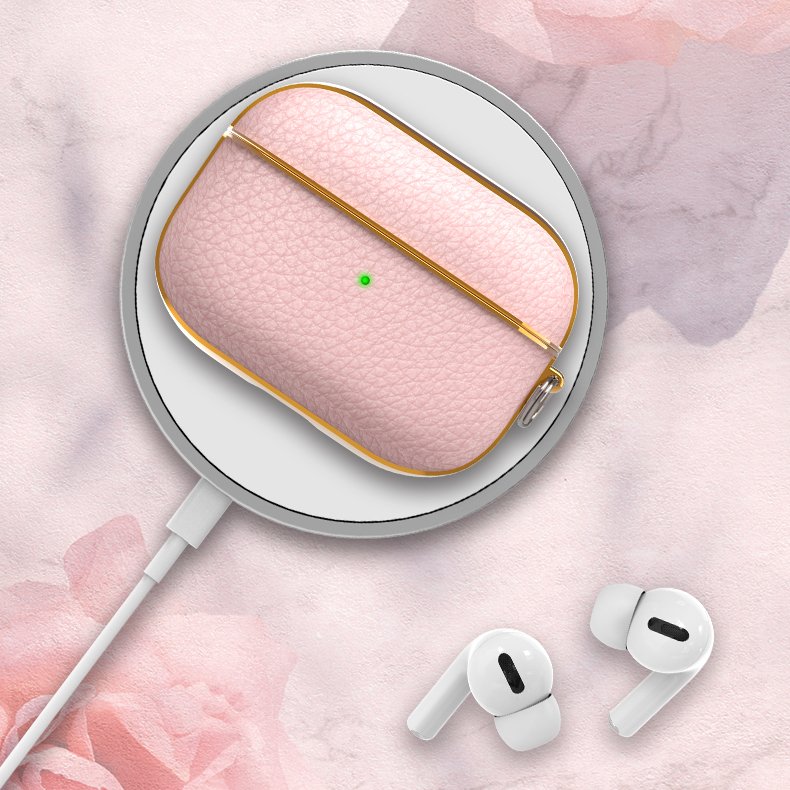 Torbica za Apple AirPods Pro slušalice Kingxbar- roza