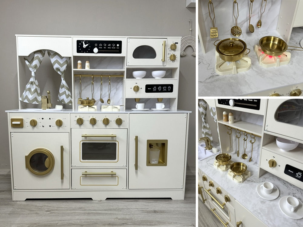 Dječja drvena kuhinja “glamour style”